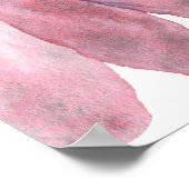 Daisy Elegant Willkommen - Baby-Dusche Party Poster (Ecke)