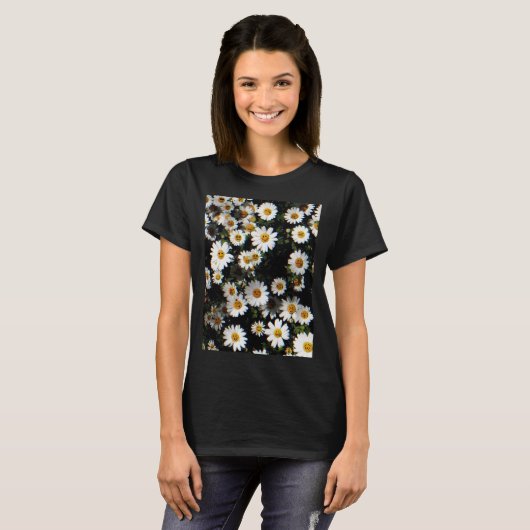 Daisy Emoji Faces T - Shirt (Vorne ganz)