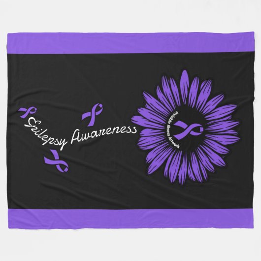 Daisy... Epilepsie Fleecedecke (Vorderseite (Horizontal))