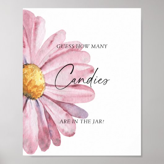 Daisy - erraten Sie, wie viele Bonbons Poster (Vorne)