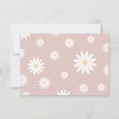 Daisy ersten Geburtstag Vielen Dank für Ihre Karte (Rückseite)