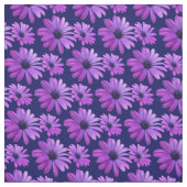 Daisy Fabric Blue Daisy Fabric Cotton oder Poly Stoff (Muster)
