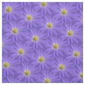 Daisy Fabric Lila Daisy Fabric Cotton oder Poly Stoff (Muster)