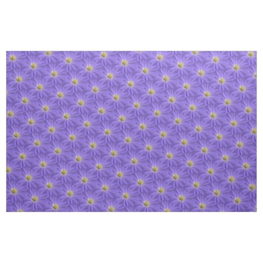 Daisy Fabric Lila Daisy Fabric Cotton oder Poly Stoff (Fat Quarter (45,7 x 55,9 cm))