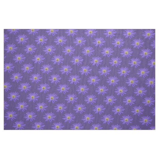 Daisy Fabric Lila Daisy Fabric Cotton oder Poly Stoff (Fat Quarter (45,7 x 55,9 cm))