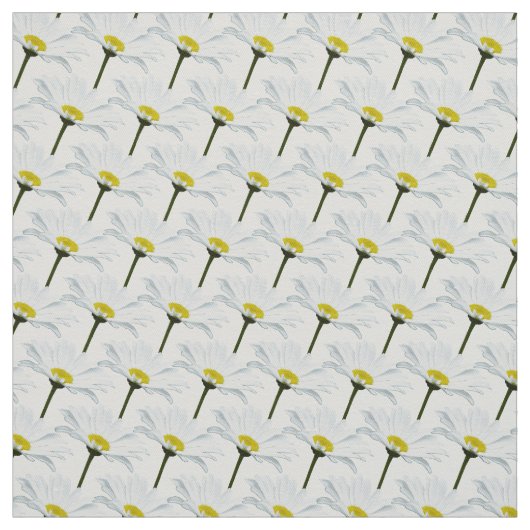 Daisy Fabric Lila Daisy Linen Cotton oder Poly Stoff (Muster)