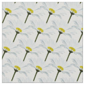 Daisy Fabric Lila Daisy Linen Cotton oder Poly Stoff (Nahaufnahme)
