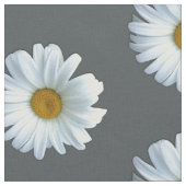 Daisy Fabric Yellow Daisy Stoff Baumwolle oder Pol (Nahaufnahme)