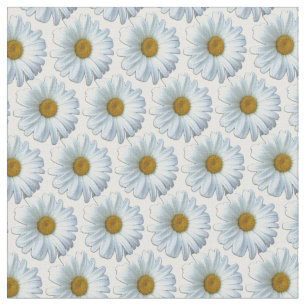 Daisy Fabric Yellow Daisy Stoff Baumwolle oder Pol