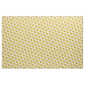 Daisy Fabric Yellow Daisy Stoff Baumwolle oder Pol (Yard (91,4 cm))