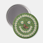Daisy Face Magnet (Vorderseite/Rückseite)