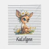 Daisy Fawn Snuggle Fleecedecke (Vorderseite)