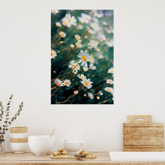 Daisy-Feld Poster (Küche)