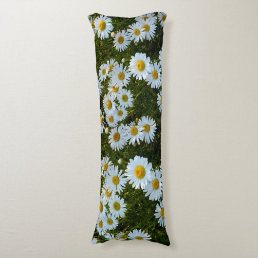 Daisy Field Body Pillow Seitenschläferkissen (Vorderseite Vertikal)