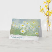 Daisy Field Dankykarte Karte (Gelbe Blume)