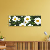 Daisy Field Wrapped Canvas Print Leinwanddruck (Insitu (Wohnzimmer))