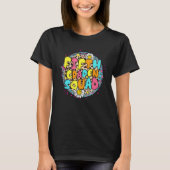Daisy Fifth Grade Squad Back to School Retro Groov T-Shirt (Vorderseite)