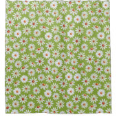 Daisy Filed Watercolor Spring Summer Duschvorhang (Vorderseite)