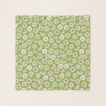 Daisy Filed Watercolor Spring Summer Schal<br><div class="desc">einfache und schöne Aquarellmuster,  hellgrüner Hintergrund</div>