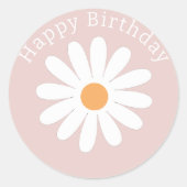 Daisy First Birthday Decor sticker (Vorderseite)