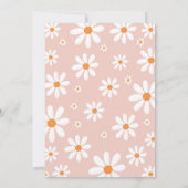 Daisy First Birthday Einladung Daisy 1. Einladung (Rückseite)