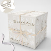 Daisy First Birthday Themed Party Geschenkpapier