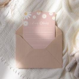 Daisy First Birthday Time Kapselkarte Einladung