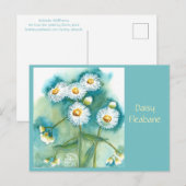 Daisy Fleabane Postkarte (Vorne/Hinten)
