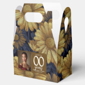 Daisy Floral 70. Geburtstag Custom Geschenkschachtel (Geöffnet)