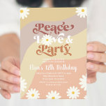 Daisy Floral ANY AGE Groovy Peace Liebe Party Einladung<br><div class="desc">Daisy Floral ANY AGE Groovy Peace Liebe Geburtstagsparty. Blume der Mädchen Einladung Geburtstag,  Frühjahr Sommer Geburtstag.</div>