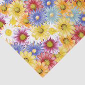 Daisy Floral Blume Pattern Seidenpapier (Ausschnitt)
