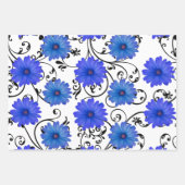 Daisy floral bouquet geschenkpapier set (Vorderseite 2)