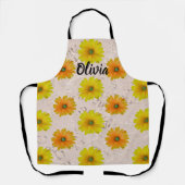 Daisy floral bouquet schürze (Vorderseite)