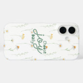 Daisy Floral Choose Joy Daily Case-Mate iPhone Hülle (Rückseite (Horizontal))