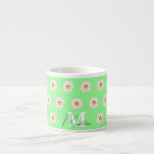 Daisy Floral Espresso Tasse - Niedlicher Mini-Kaff