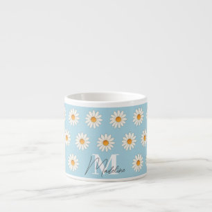 Daisy Floral Espresso Tasse - Niedlicher Mini-Kaff