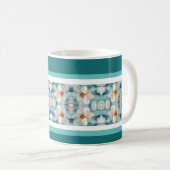 Daisy Floral Gemustert Kaffeetasse (VorderseiteRechts)