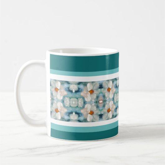 Daisy Floral Gemustert Kaffeetasse (Links)