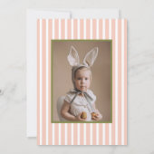 Daisy Floral Green pink Groovy Girl Birthday Einladung (Rückseite)