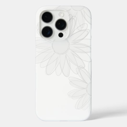 Daisy Floral Illustration Case-Mate iPhone Hülle (Rückseite)