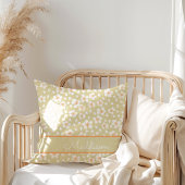 Daisy Floral Individuelle Name Kissen