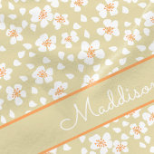 Daisy Floral Individuelle Name Kissen
