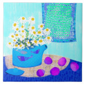 Daisy Floral Keramik Kitchen Tile Fliese (Vorderseite)