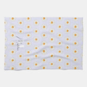 Daisy Floral Kitchtuch - Niedlich & fröhlich Geschirrtuch (Horizontal)