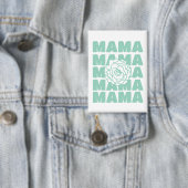 Daisy Floral Mama  Button (Insitu)
