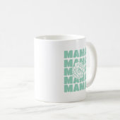 Daisy Floral Mama  Kaffeetasse (VorderseiteRechts)