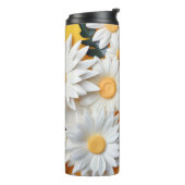 Daisy Floral Slim Thermal Tumbler Thermosbecher (Nach links gedreht)