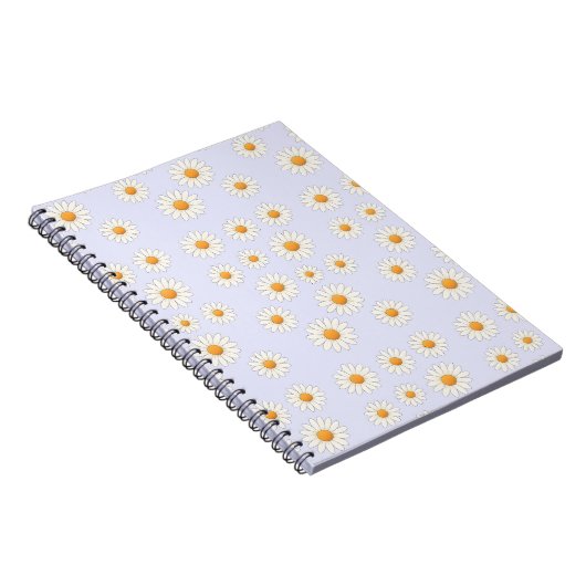 Daisy Floral Spiral Notebook - Foto Journal Notizblock (Rechte Seite)