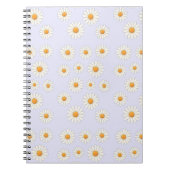 Daisy Floral Spiral Notebook - Foto Journal Notizblock (Vorderseite)