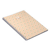 Daisy Floral Spiral Notebook - Personalisierter Na Notizblock (Rechte Seite)